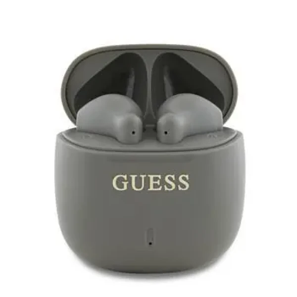 Guess Printed Classic Logo TWS Bezdrátová Sluchátka Taupe (57983122042)