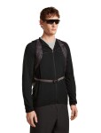 Pánská merino mikina ICEBREAKER Mens 150 MerinoFine Ace LS Zip Hoodie, Black velikost: XXL
