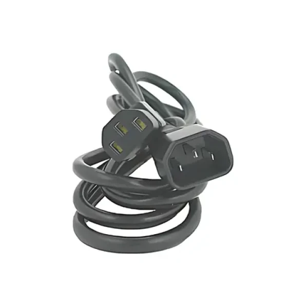 Logo / Prodlužovací napájecí kabel / C13-C14 / 3 m / VDE / černá (65934)