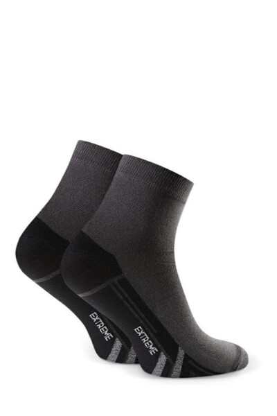 Pánské vzorované ponožky 054 grafit 41-43