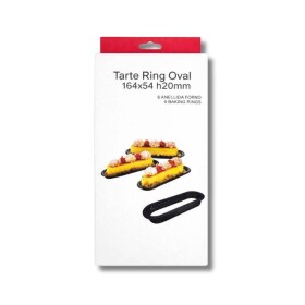 Cesil Cesil Pečicí perforované ráfky na oválné tartaletky 14,6 x 5,4 cm (6 ks)