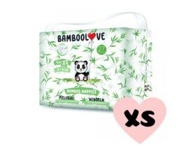 Bamboolove Pleny jednorázové bambus vel. XS 2-4 kg 27 ks (55868BL)