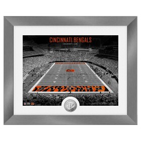 Obraz Cincinnati Bengals NFL Art Deco Stadium Silver Coin