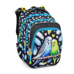 Bagmaster školní tříkomorový batoh BETA 25 A – papoušek