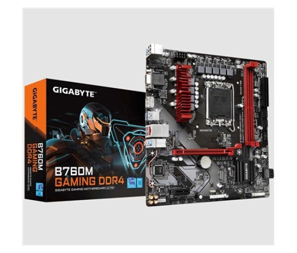 GIGABYTE MB Sc LGA1700 B760M GAMING DDR4, Intel B760, 2xDDR4, 1xDP, 1xHDMI, 1xVGA, mATX, EDF_524709