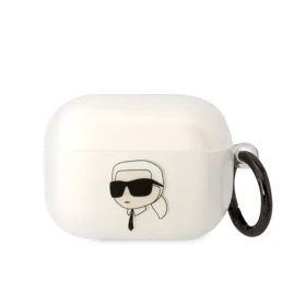 Karl Lagerfeld 3D Logo NFT Karl Head TPU Pouzdro pro Airpods Pro KLAPHNIKTCT