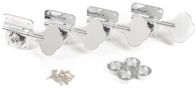 Fender Pure Vintage '70s Bass Tuning Machines, Nickel/Chrome