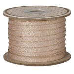 Maileg Dekorativní stuha Light Rose/Gold – 25 m, růžová barva, textil