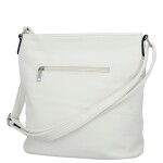 Trendy dámská koženková crossbody kabelka Lima, bílá