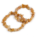 Náramek z přírodních topazových zlomků - univerzální - 1 ks