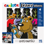 Carioca sametové omalovánky CENTO Graffiti - 4 ks