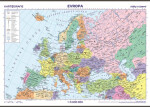 Evropa - nástěnná mapa Státy a území 1:5 000 000