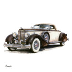 Nástěnný kalendář poznámkový 2027 Notique Classic Cars – Václav Zapadlík 2027, PLASTIC FREE, 30 x 30 cm