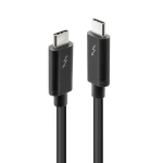 Lindy 41556 černá / Kabel Thunderbolt 3 / 20 Gb/s / pasivní / 1 m (41556)