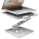 AXAGON STND-LR, hliníkový stojan pro notebooky 10" - 17" s nastavitelnou výškou, úhlem a 360° rotací (STND-LR)