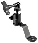 Puluz PU1056B černá / Držák na zrcátko motocyklu / pro sportovní kamery GoPro, DJI, Insta360 / nosnost 2 kg (PU1056B)