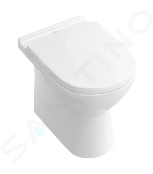 VILLEROY & BOCH - O.novo Stojící WC, Vario odpad, CeramicPlus, alpská bílá 565710R1