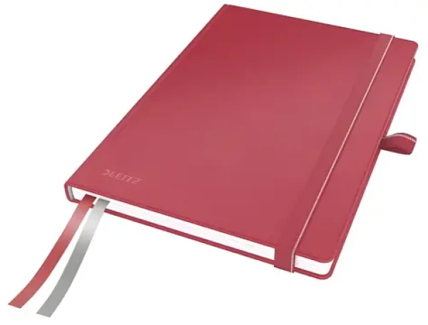 Leitz Complete A5 červená / Zápisník linkovaný / 80 listů / 96 g/m2 (44780025)