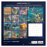 Nástěnný poznámkový kalendář 2026 NOTIQUE - Harry Potter, 30 x 30 cm