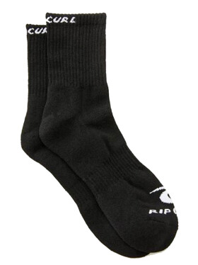 Rip Curl CORP CREW 5PK black moderní barevné pánské ponožky