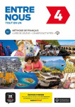 Entre nous 4 (B2) Tout en un – Éd. hybride – Livre de l´éleve + Cahier d´exercices+ Espacevirtuel (12 mois)