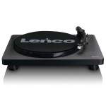 Lenco L-30B černá / Gramofon / 33 45 RPM / USB-A / RCA / předzesilovač (L-30B)