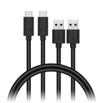 CONNECT IT Wirez USB-C (Type C) - USB 1m černá / 2 ks v balení (CCA-5006-BK)
