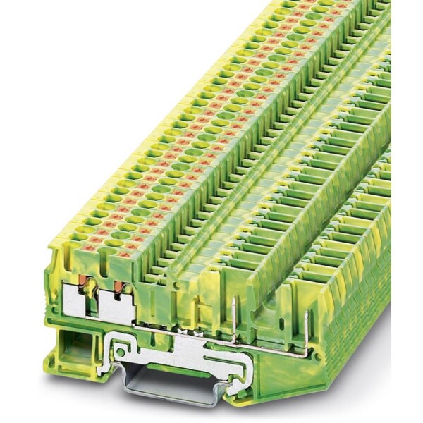 Phoenix Contact 3209688 trojitá svorka ochranného vodiče 5.2 mm rychlé připojení zelená, žlutá 50 ks