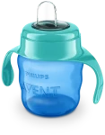 Philips Avent Hrneček Classic SCF551 modrá / 200 ml / od 6 měsíců / s náustkem a držadly