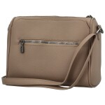 Módní dámská koženková crossbody kabelka Coveri Leanne, khaki