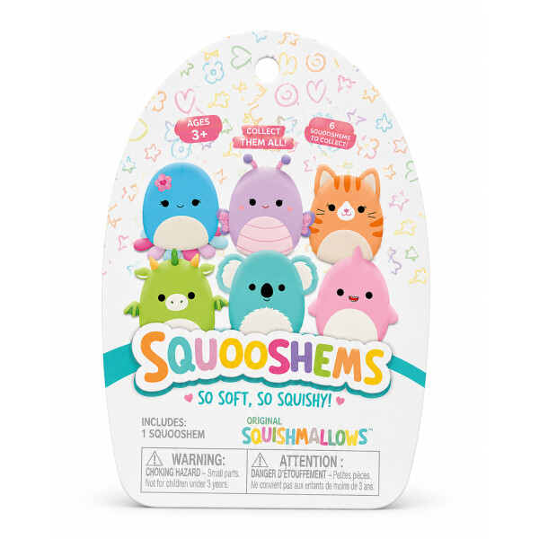 SQUISHMALLOWS Squooshems Mystery antistres figurka - Core Squad