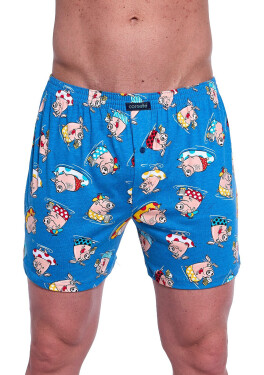 Boxerky Cornette Classic 001/170 S-2XL modrá S