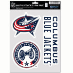 Wincraft Samolepka Columbus Blue Jackets NHL Multi-Use Set (3 ks)% 1 ks