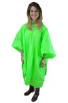 Poncho PVC neonová, Pidilidi, PL0066-19, zelená