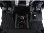 Mamido Dětský elektrický traktor MEGA D68 24V s přívěsem modrý