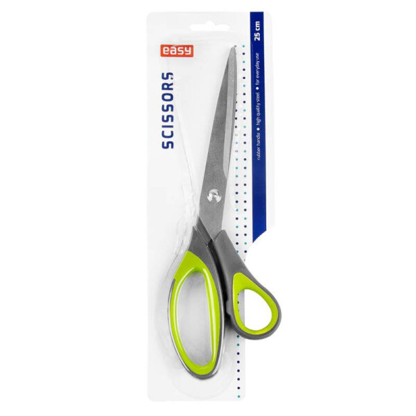 Easy nůžky kancelářské 25 cm zelené
