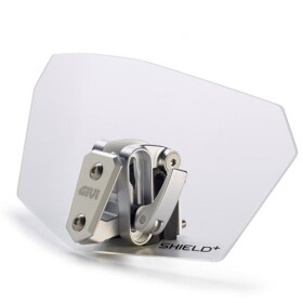 S180T Shield+ přídavné plexi Givi čiré univerzální, s hliníkovým úchytem