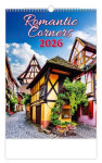 Kalendář nástěnný 2026 - Romantic Corners