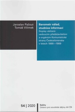 Barometr nálad, studnice informací - Jaroslav Pažout