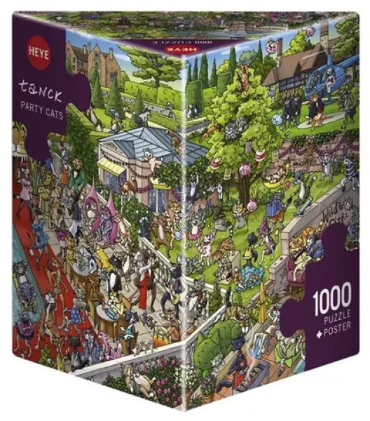 HEYE Puzzle Kočičí párty