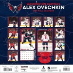 JF Turner Kalendář Washington Capitals NHL Alexander Ovechkin #8 2025 Wall Calendar