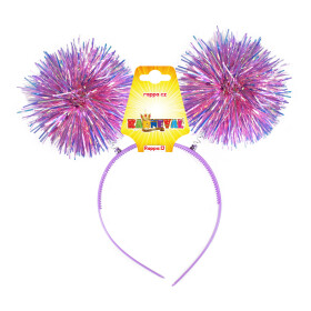 Čelenka s třásněmi pom-pom