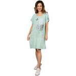 HOSH Dámské šaty Sora Velikost: UNI, Barva: Tyrkysová