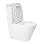 WC kombi komplet kombinovaný SAT Infinitio bílá matná mat vario odpad SATINF031VPSNWM SATINF031VPSNWM