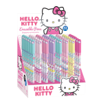 Colorino gumovatelné pero, Hello Kitty, 48 ks, s víčkem, modrá náplň, displej - 48ks