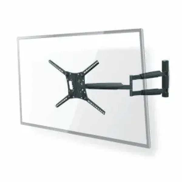 Nedis Nástěnný TV držák Full Motion / 13 - 86 " / Maximální podporovaná hmotnost obrazovky: 60 kg / Naklápěcí / Otočné (TVWM1790BK)