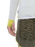 ICEBREAKER Mens ZoneKnit LS Zip, Ether/Bio Lime velikost: M