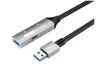 PremiumCord aktivní prodlužovací kabel USB 3.2 5m / Prodlužovací kabel / A/M-A/F / 5Gbps / hliníkové konektory (ku3rep5al)