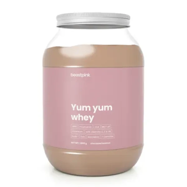 Yum Yum Whey - BeastPink (čokoláda lískový oříšek, 1000 g, 1000 g) (28936-1-1000g-chocolate-hazelnut)