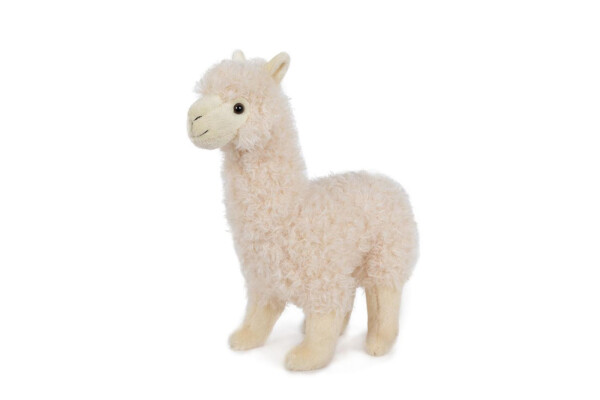 Lama Alpaka plyš bílá 30 cm